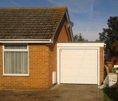 New Automatic Sectional Garage Door Bottesford 3