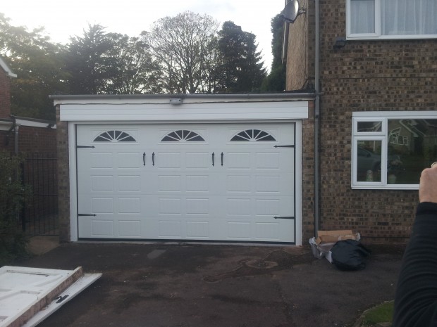 New Automatic Sectional Garage Door Grantham