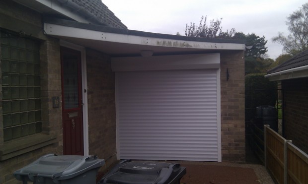 Roller Garage Door Grantham - External Box 1